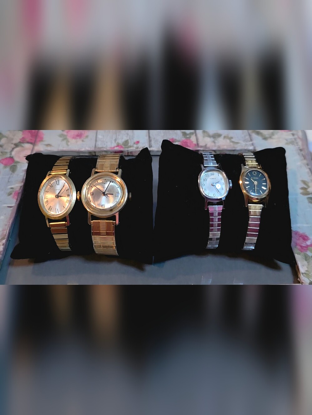 Vintage Timex Watch Lot (4) - Mechanical Date & Roman Dial - Repair/Parts